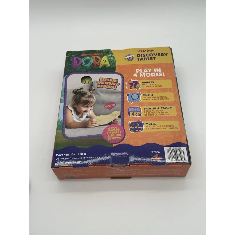 Dora Discovery Tablet Bilingual English Spanish 150+ Sounds eKids New